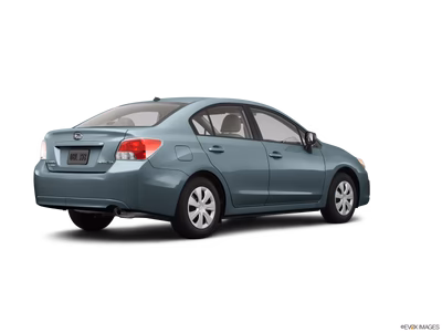 2012 Subaru Impreza passenger side rear three-quarter view