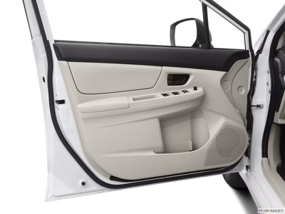 2012 Subaru Impreza inside of driver's side open door, window open