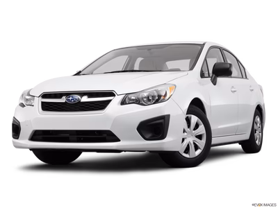 2012 Subaru Impreza front angle view, low wide perspective