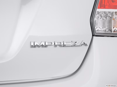 2012 Subaru Impreza rear model badge/emblem