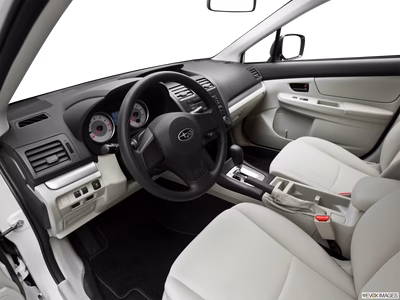 2012 Subaru Impreza interior hero (driver's side)